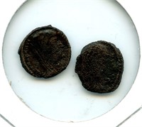 2 Ancient Roman Coins