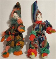 Jester Clown Harlequin Dolls