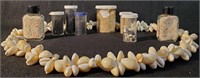 Beach Sand Collection & Cowrie Shell Lei