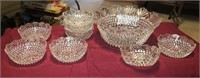 Hobnail Crystal Bowls