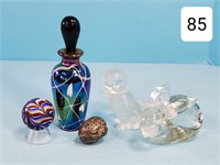 Art Glass & Painted Paper Weights