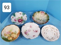 German Fine China Bowls - Lot of (5)