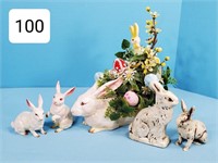 Group of Lefton China Rabbits and Others!