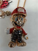 BETSY JOHNSON PIMPED OUT SUPER MARIO PENDANT