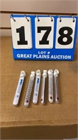 Lot of 6 Refrigerator/Freezer Thermometers