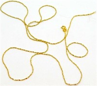 Danecraft Gold-Plated Sterling Necklace - 29"