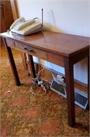 Side table with drawer approx size is 36 x 13 x