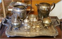 Silver plated service set