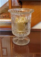 Beautiful heavy crystal vase