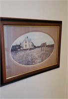 Little house on a Prairie print approx size is 21