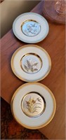 Group of 3 chok in collection of 3 saucers