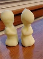 Fenton praying girl & boy figurines