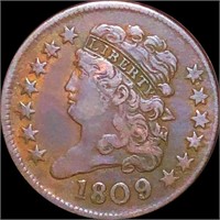 1809 Classic Head Half Cent LIGHTLY CIRCULATED