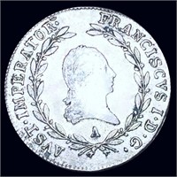 1808 Austrian Silver 20 Kreuzer LIGHT CIRC