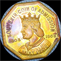 1903 Louisiana Purchase Souvenir Coin UNC