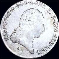 1795 Austrian 1 Silver Kronenthaler LIGHT CIRC