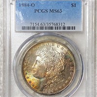 1884-O Morgan Silver Dollar PCGS - MS63