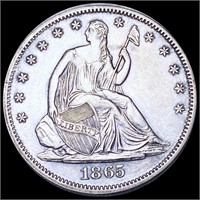 1865 Seated Half Dollar UNCIRCULATED