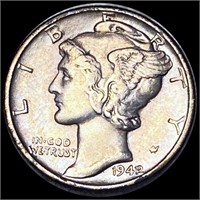 1942/1 Mercury Silver Dime CLOSELY UNC