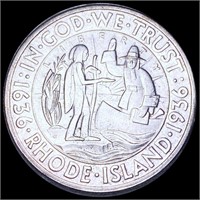 1936-S Rhode Island Half Dollar CLOSELY UNC