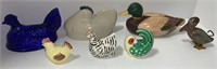 Bird & Chicken Figurines