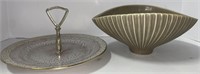 Pottery Bowl & Serving Platter