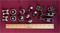 Jewelry lot, clip ons