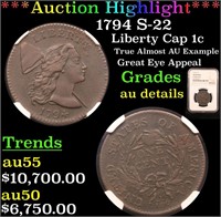 ***Auction Highlight*** NGC 1794 S-22 Liberty Cap