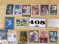 45 Baseball Cards some from 1970's and 80's