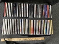 Lot of Vintage CD's in Carrying Case