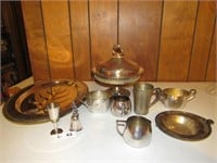 Lot of 10 Silver Plate Items