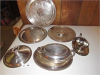 Lot of 7 Silver Plate Itmes