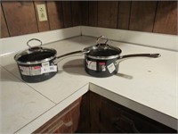 Pot and pan set with lids
