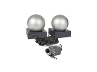 2-Piece 3W Ball Speaker Set w/Headphone Jack