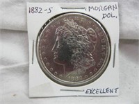 EXCELLENT 1882-S MORGAN SILVER DOLLAR