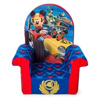 Foam Child's High Back Chair - Mickey Mouse Racing