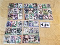 81 Eagles Cards - sheets have cards on both sides