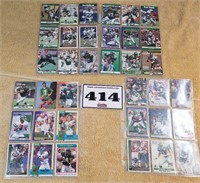 63 Jets cards - sheets have cards on both sides
