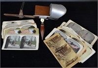 Stereoscope Viewer & Cards Antique