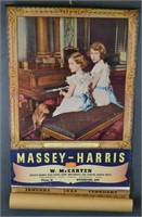Massey-Harris 1943 Calendar w/ Royal Princesses