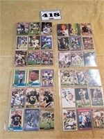 69 N.O. Saints cards - sheets are double sided