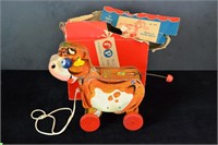1950's Fisher Price Molly Moo-Moo Cow w/ Box