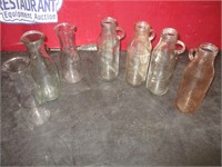 Bid x 7: Carafes (3) Bottles w/ Handles (4)