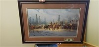 1991 G.Harvey Framed Wall Art with Certificate of