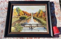 Painting Signed & Framed Wall Art
