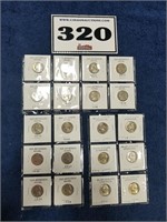 14 Old Jefferson Nickels and 6 Uncirculated Nickel
