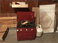 Three Way Gas Stove LP Tank and Ratchet Straps