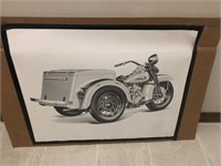 Harley Davidson Trike Picture & Pennant