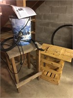 Ash Vac And 2 Wooden Stands