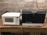 Coleman Cooler and A Sharp Microwave